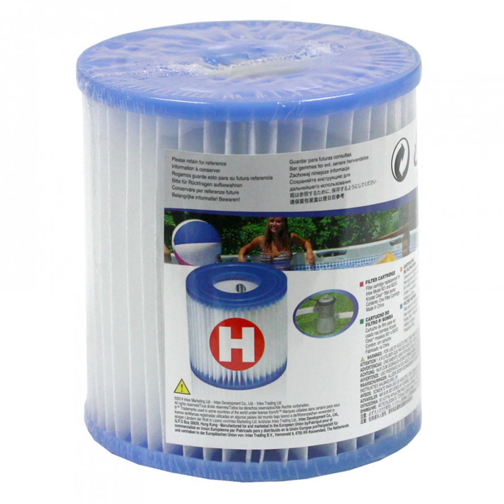 Intex h-filterpatroon filtercardridge. voor filterpomp 1250 liter uur