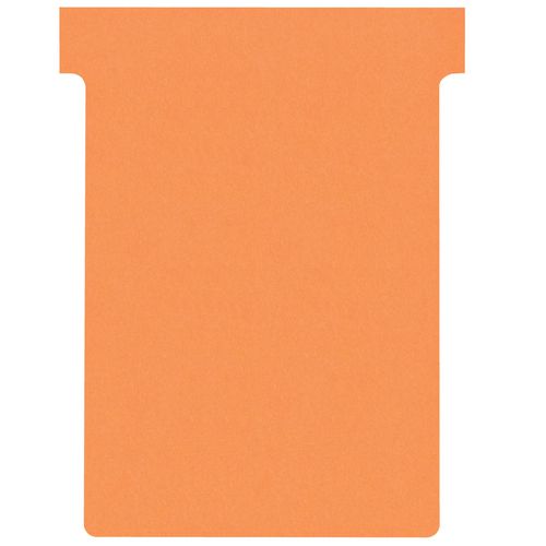 T-insteekkaarten nobo maat 3 oranje pak 100 stuks