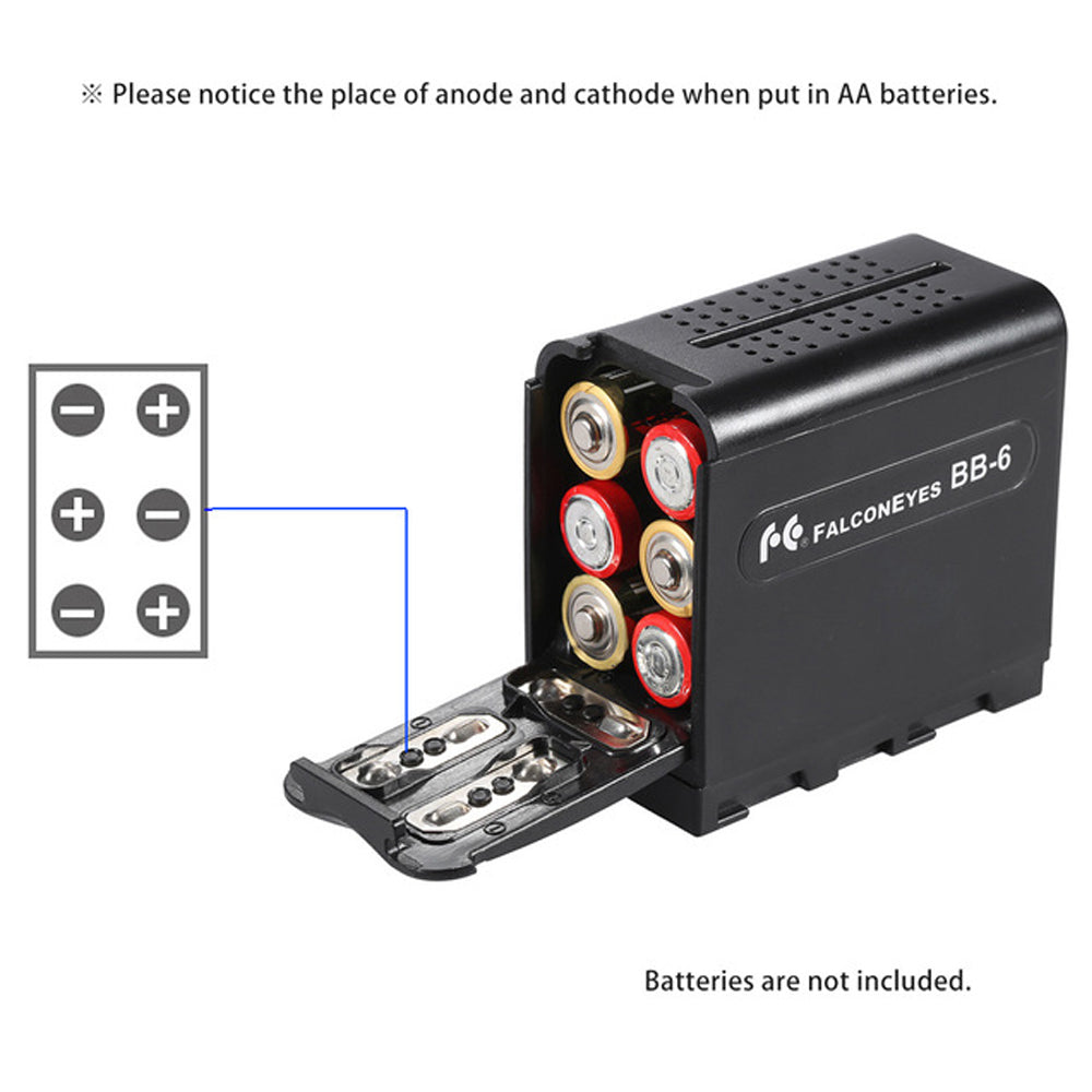 Falcon Eyes Batterijhouder BB-06