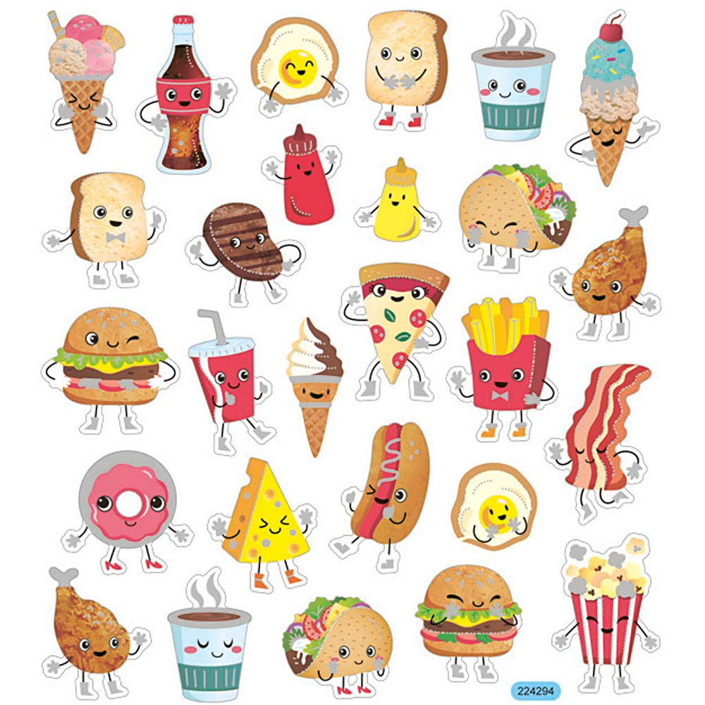 Creativ company stickers fastfood, 1 vel