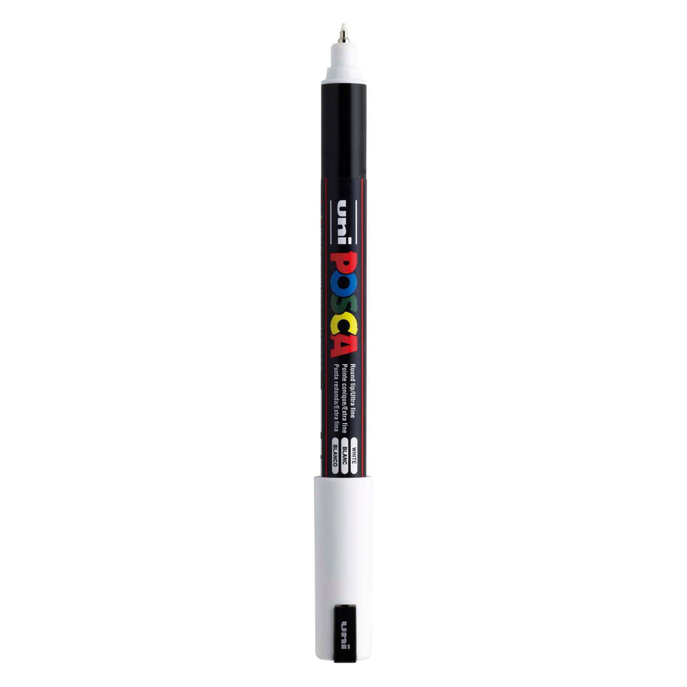 Uni posca marker pc-1mr wit - extra fine 0,7mm