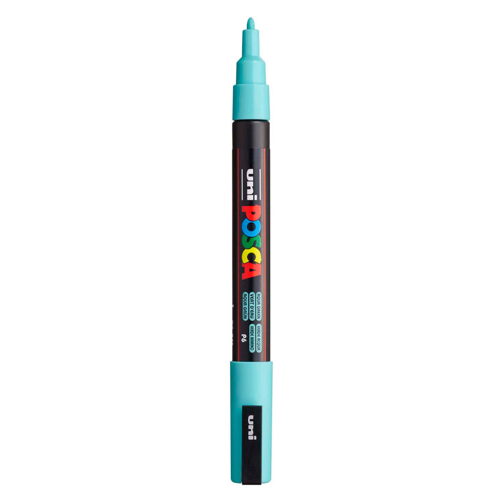 Uni posca pc3m verfmarker aquagroen - ronde punt tot 1,3 mm