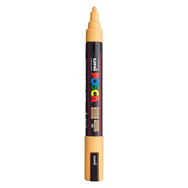 Uni posca verfmarker pc5m abrikoos - conische punt 2,5 mm
