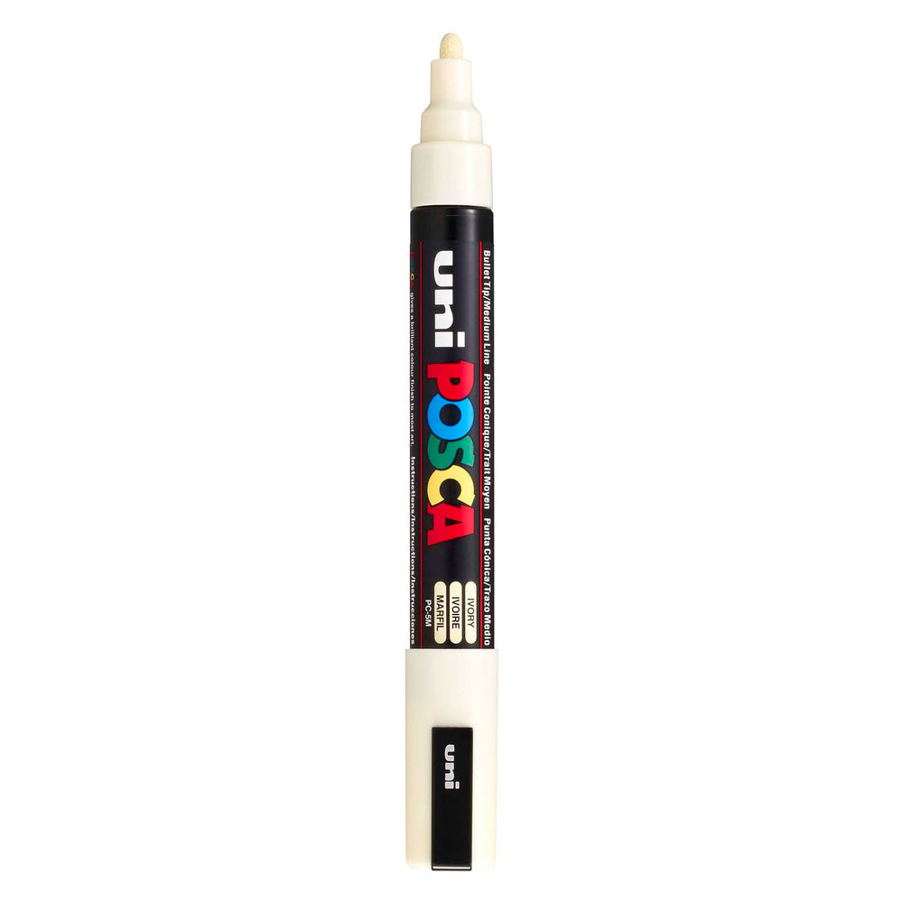 Uni posca verfmarker pc5m ivoor - conische punt 2,5 mm