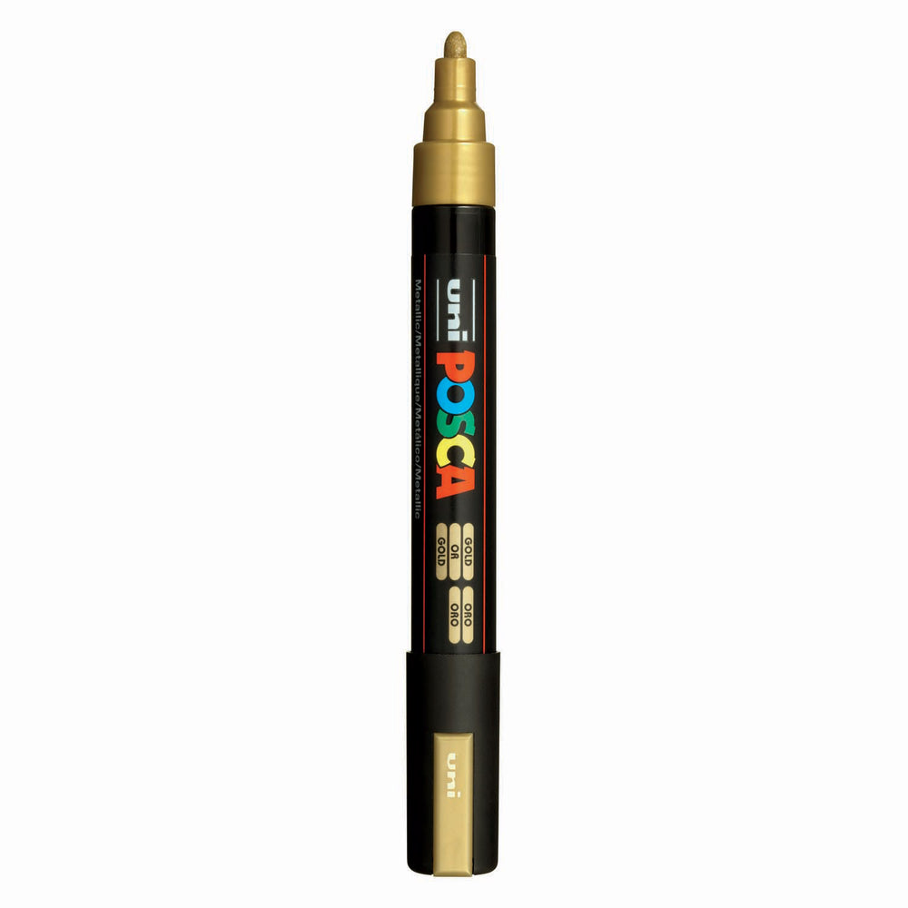 Uni posca verfmarker pc5m goud - conische punt 2,5 mm