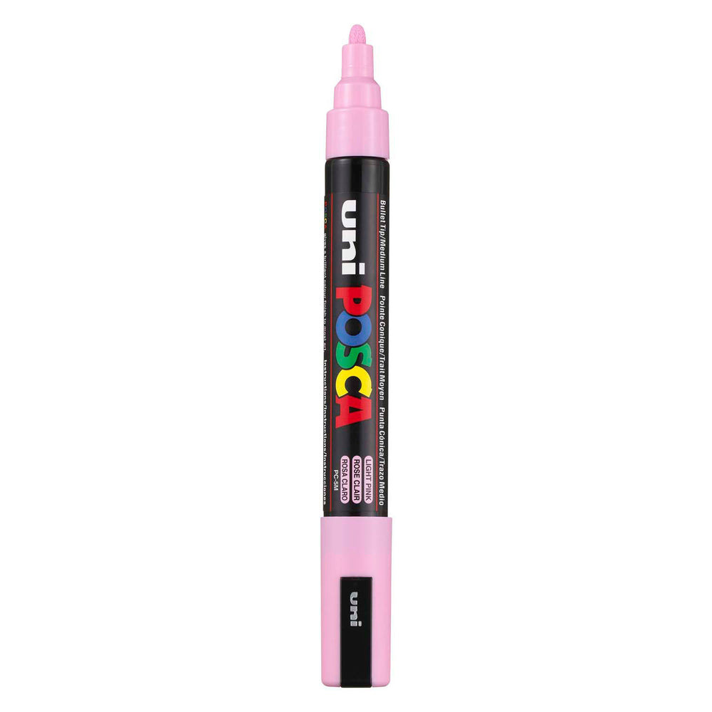 Uni posca verfmarker pc5m lichtroze - conische punt 2,5 mm