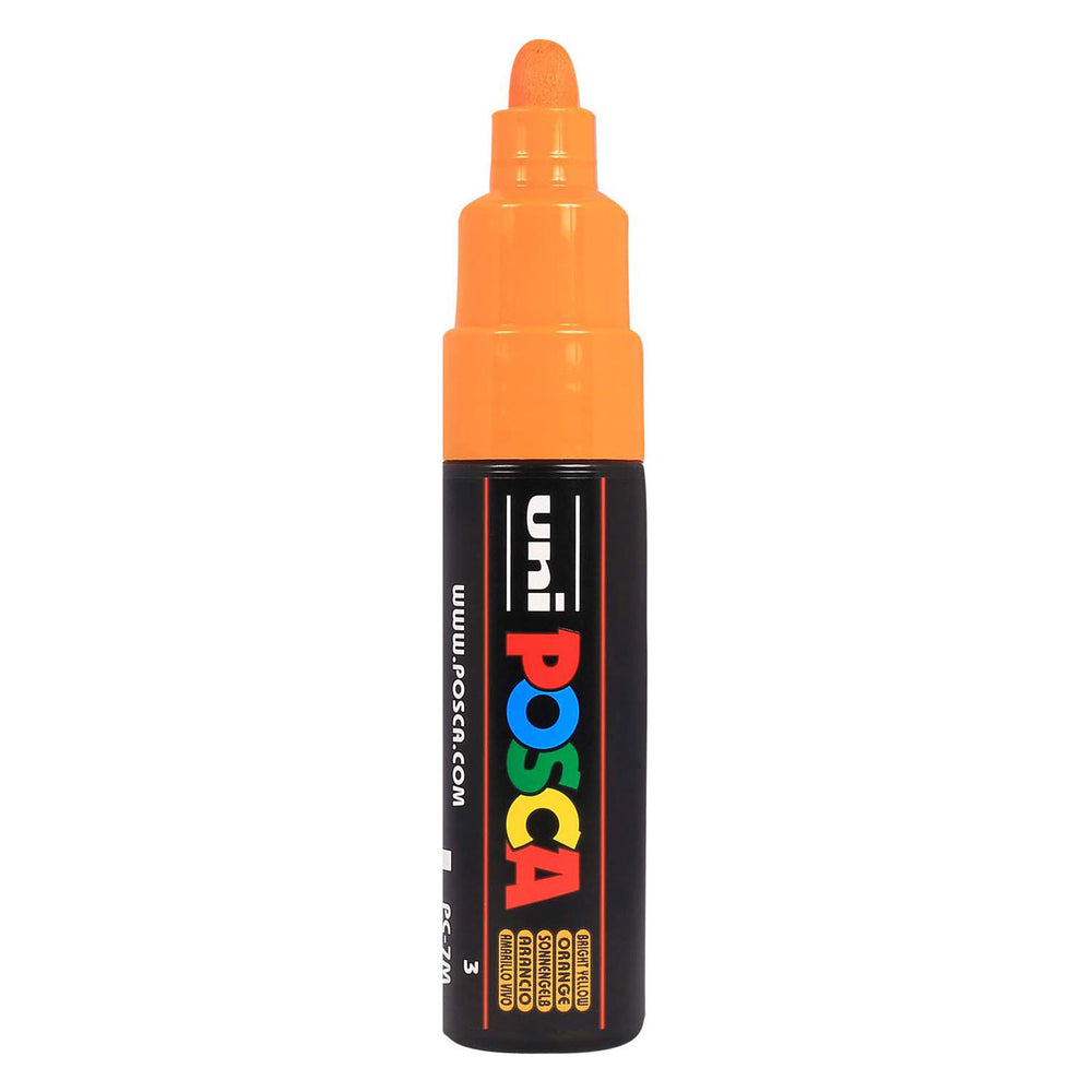 Uni posca verfmarker 7m oranje - conische punt 4,5mm