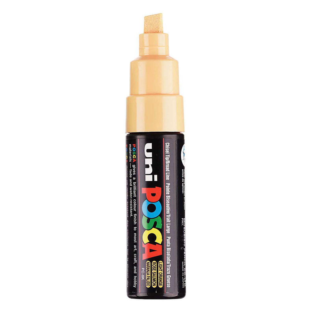 Uni posca verfmarker 8k zalmroze - beitelpunt 8mm