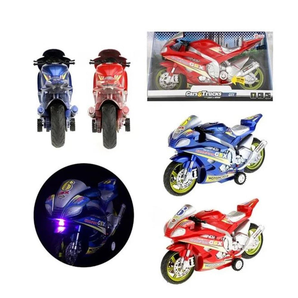 Toi-toys toi toys cars trucks racemotor 30cm frictie