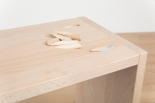 Wolfcraft schroefgatafdekkingen | voor undercover jig | ø9,3 x 46mm | 12 stuks - 2928000