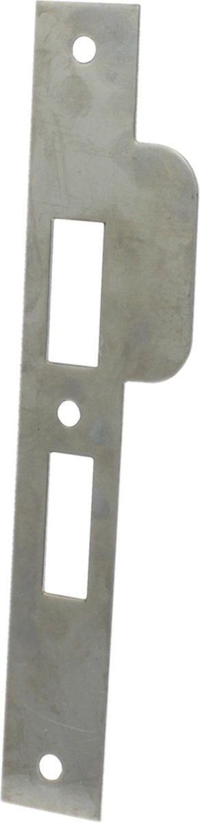 Nemef sluitplaat - rechthoekig - 196 x 29 46,5 mm - rvs geborsteld - passend bij artikel 4119 - din rechts