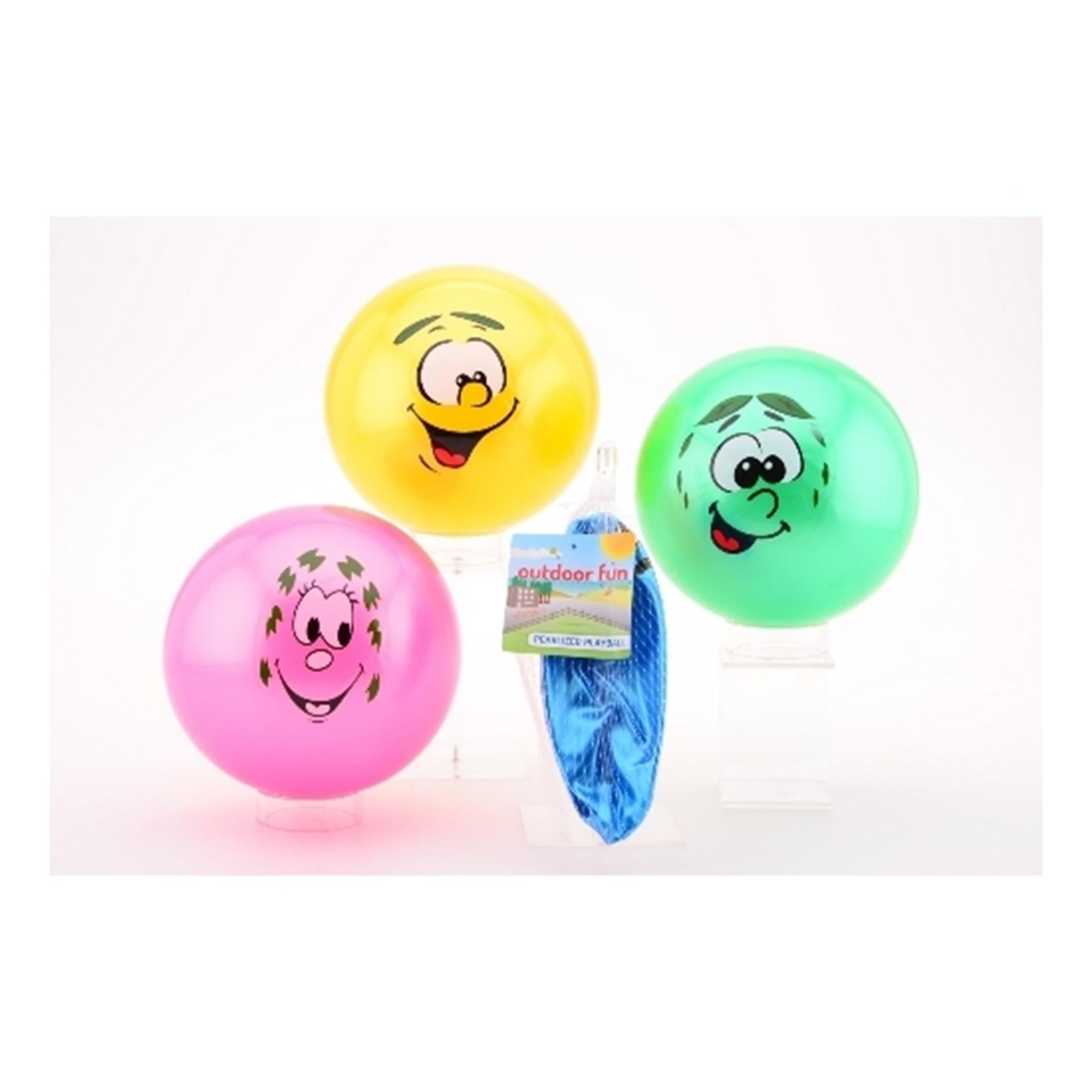 Johntoy john toy outdoor fun speelbal smiley 85g