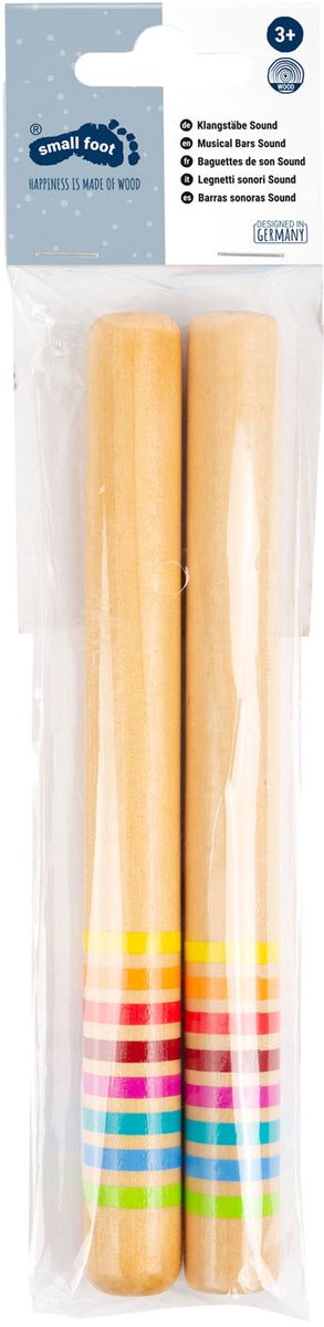 Small foot - Wooden coloured drumsticks
