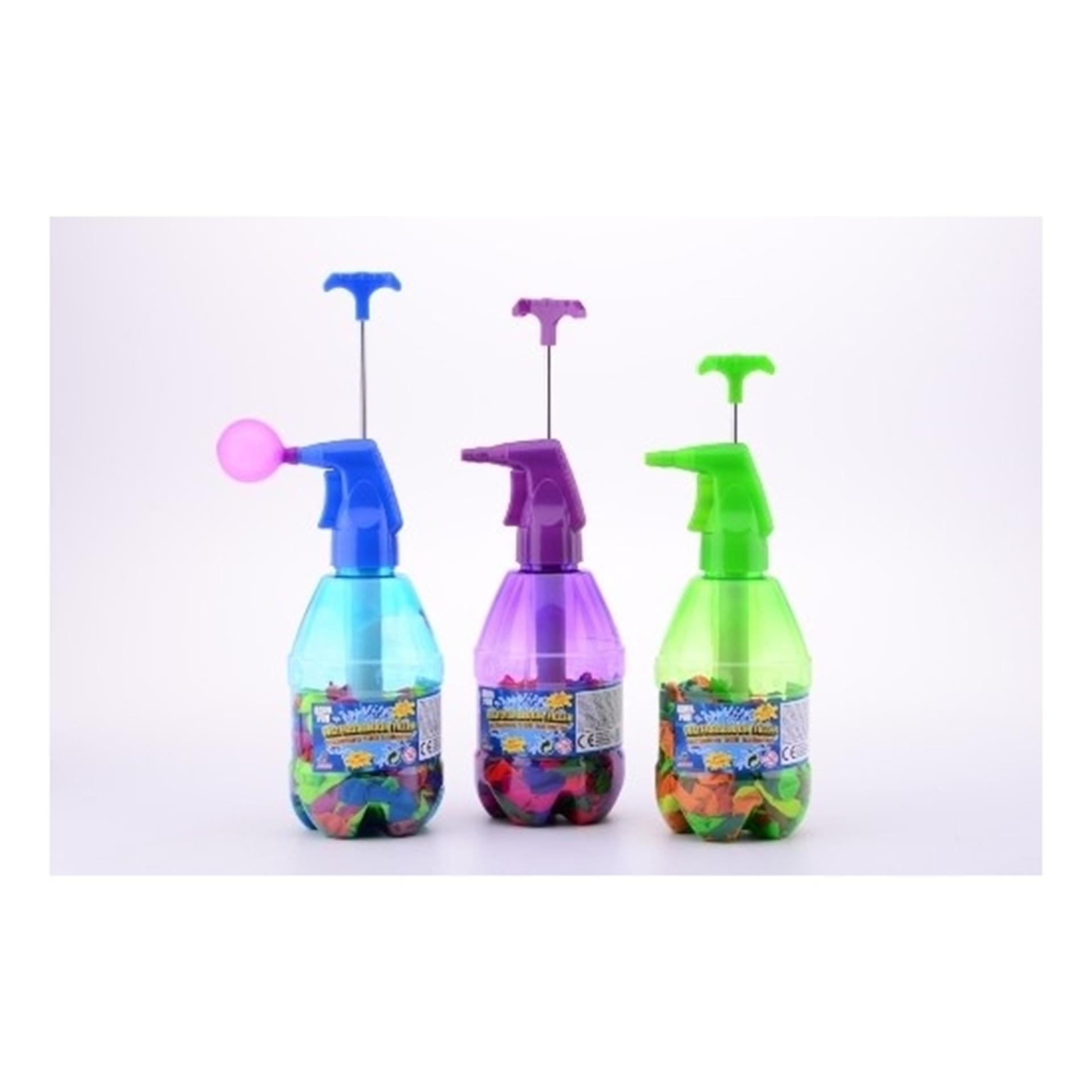 Johntoy aqua waterballonvuller met 250 neon wat