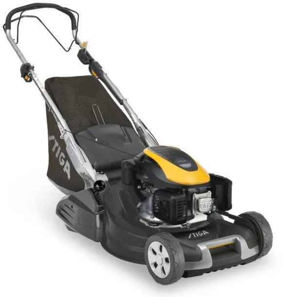 Stiga twinclip 955 vr benzine loopmaaier | st 200 ohv | 3,2 kw | 53cm | pro alu transmissie | roller | electronic | fulcrum | 8 pos hoogteinstelling 294569048 st1