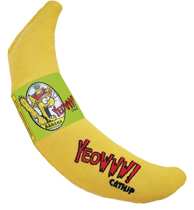 Yeowww banaan met kattenkruid
