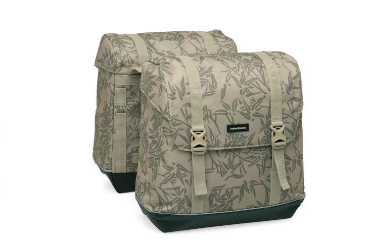 Alba Dubbel - Dubbele Fietstas voor Elektrische Fietsen - Beige - 42L