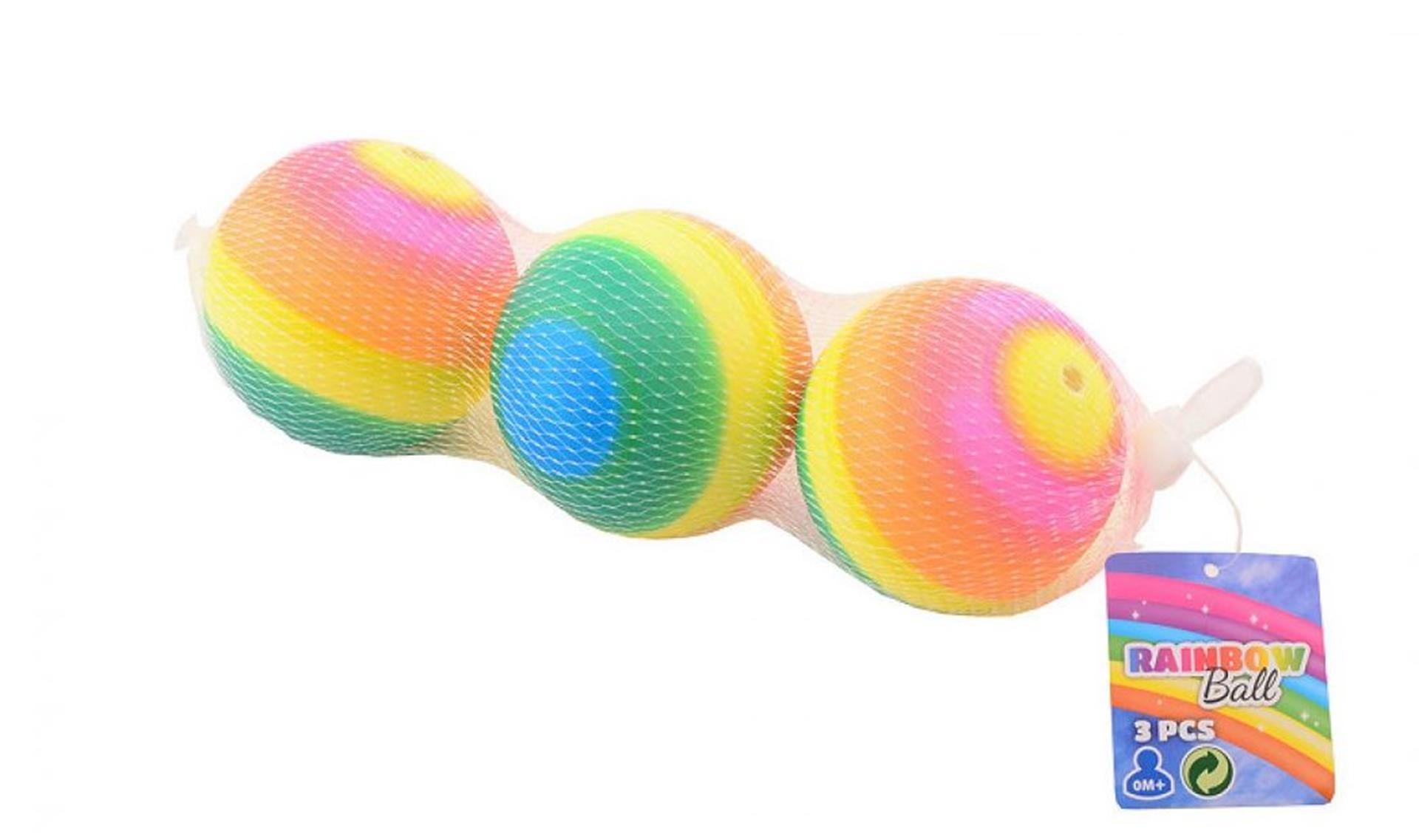 Johntoy regenboogballen, 3st.