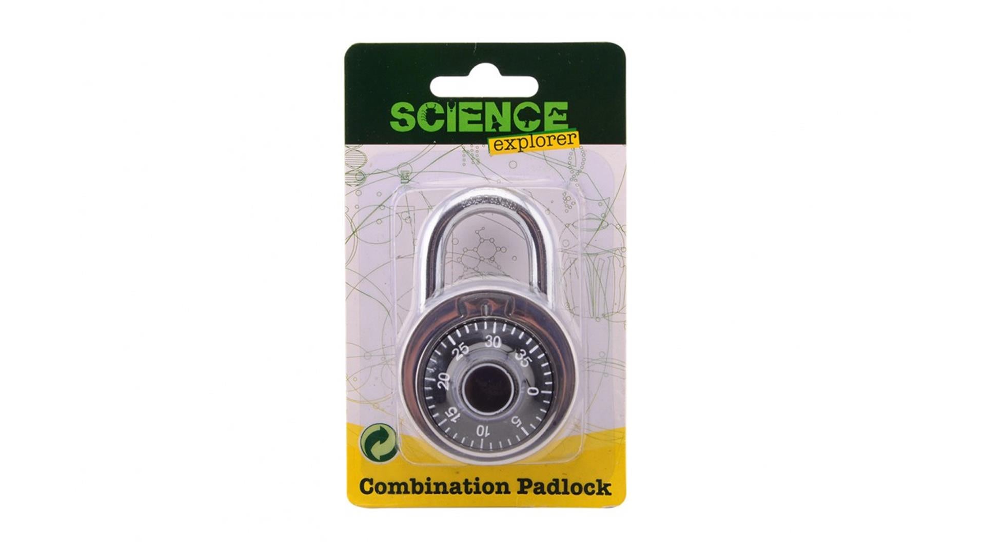 Johntoy science explorer hangslot met cijferslot