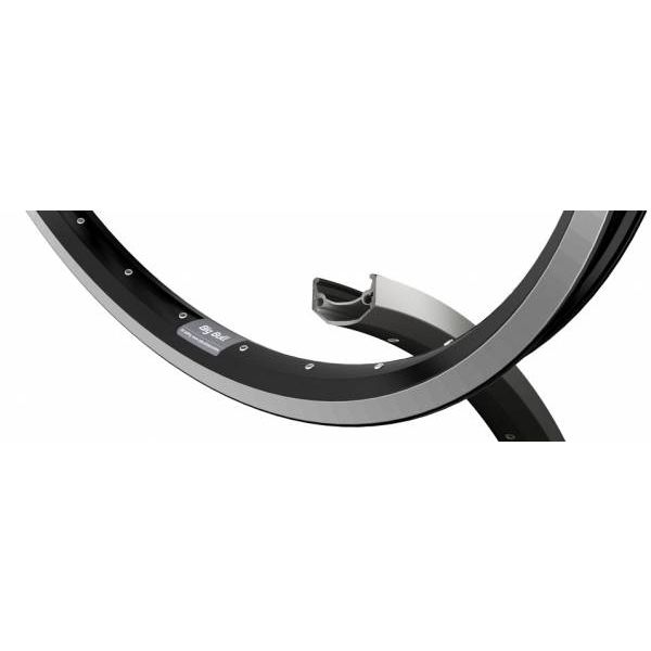 Ryde velg zac big bull 28 29 622 x 25c aluminium - 36 gaats 14g - zwart geslepen