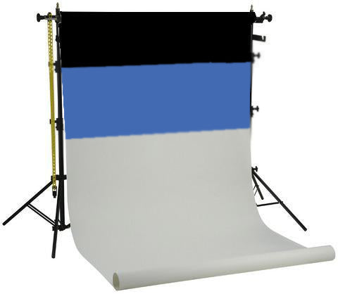 Falcon Eyes Achtergrondsysteem SPK-3 incl. 3 Rollen Zw Wit Blauw 1,35x11m