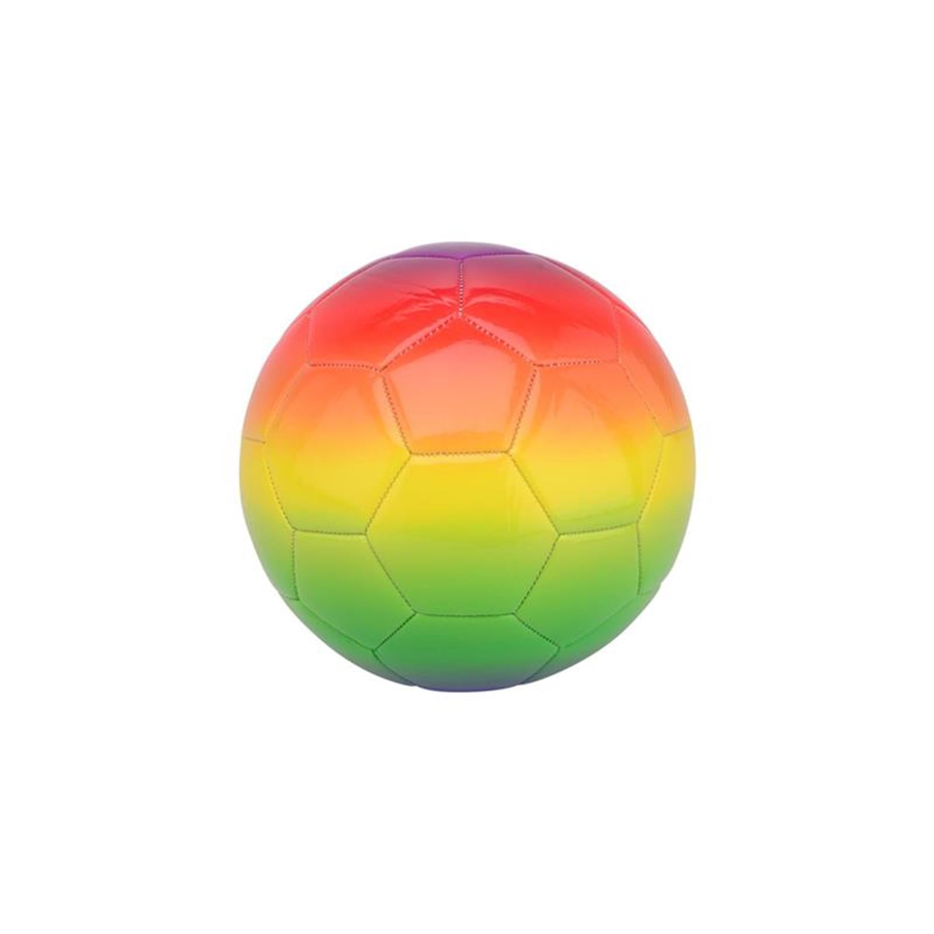Johntoy regenboog voetbal - 20cm