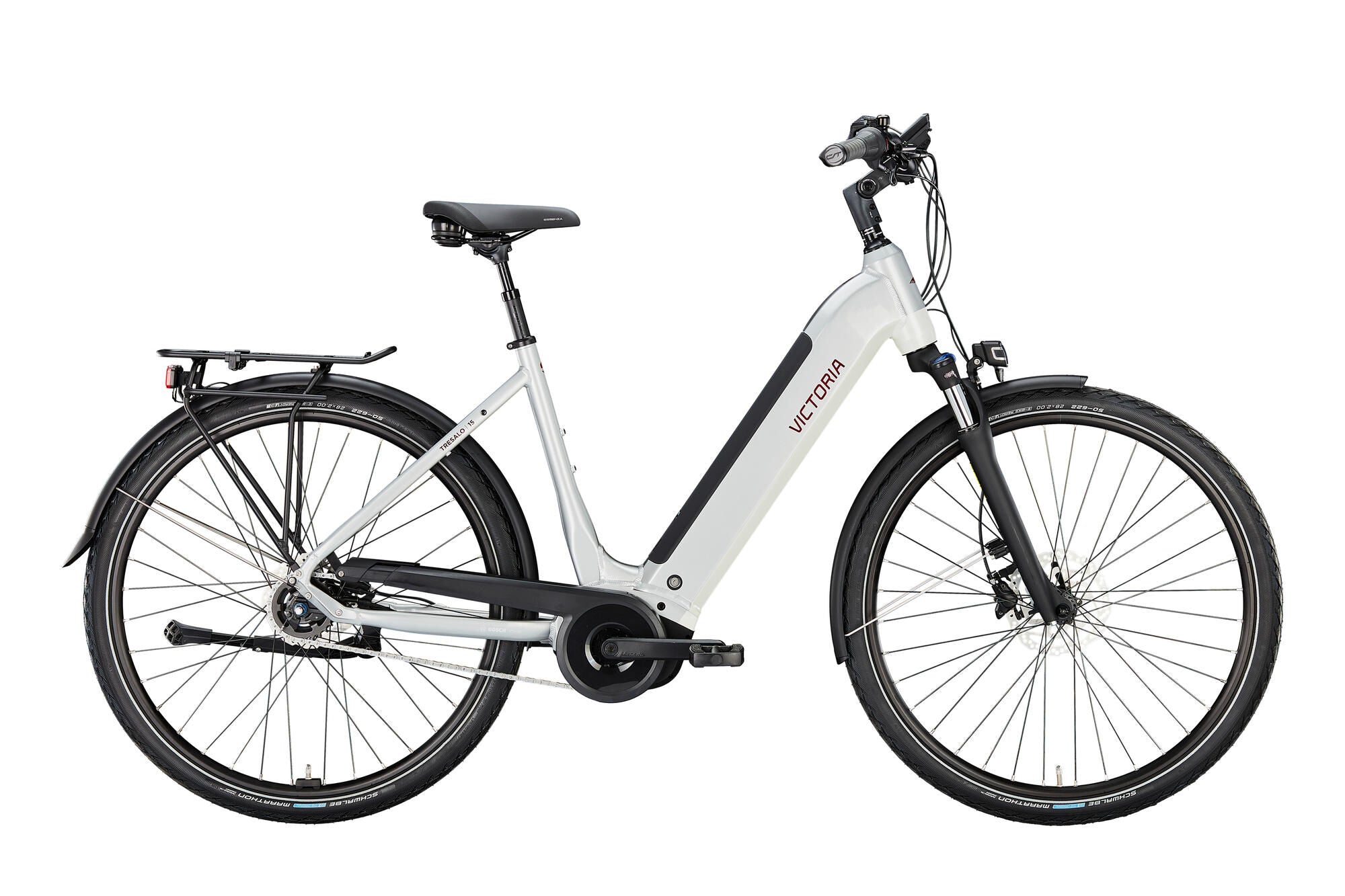 Victoria elektrische trekkingfiets tresalo 15 (#1) ebike vict. tresalo 15 28 56 5sp fh silver