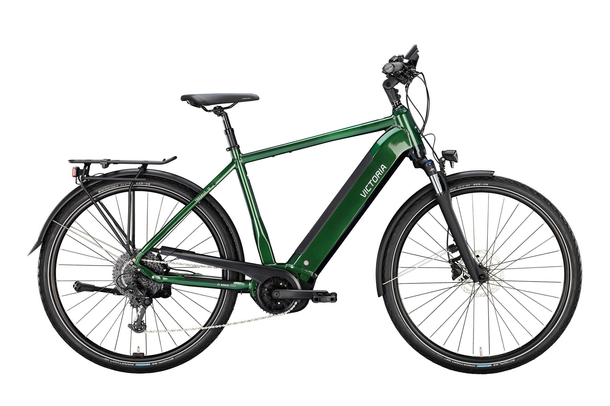 Victoria elektrische trekkingfiets tresalo 12 mod. 24 ebike vict.tres. 12 28 55 diam. 9sp emerald green