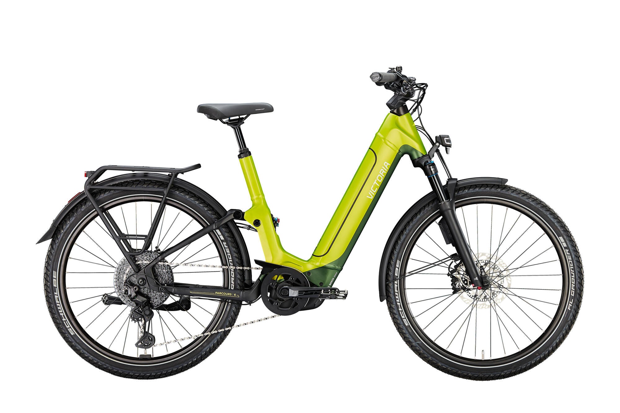 Victoria elektrische full suspension parcours 6 (#1) ebike vict. parcours 6 28 56 11sp wave green