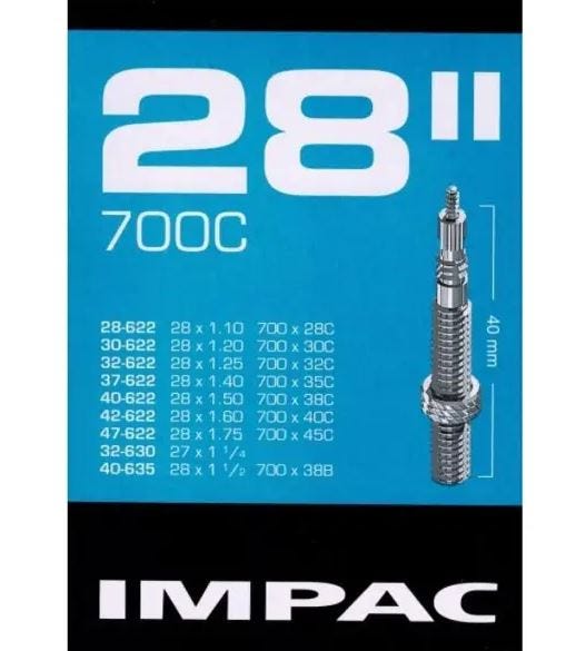 Impac ( schwalbe ) binnenband sv16 28 inch 28 32-622 sv 40 mm
