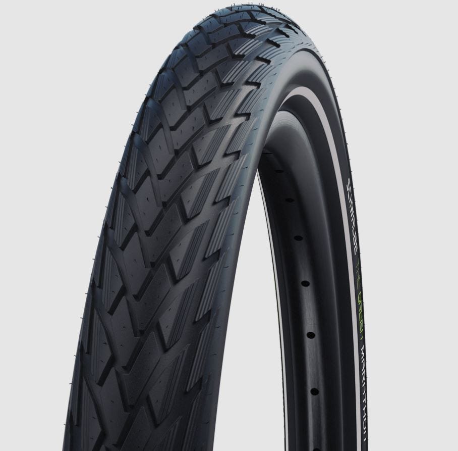 Schwalbe Buitenband Groen Marathon GreenGuard 20 x 1,75 47-406mm zwart met reflectie