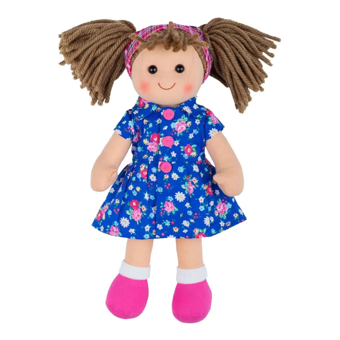 Bigjigs stoffen pop hollie - 28cm