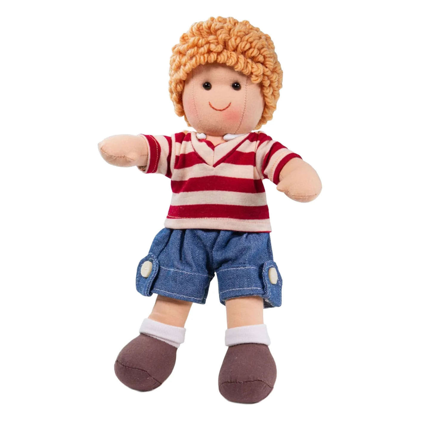 Bigjigs stoffen pop harry - 28cm