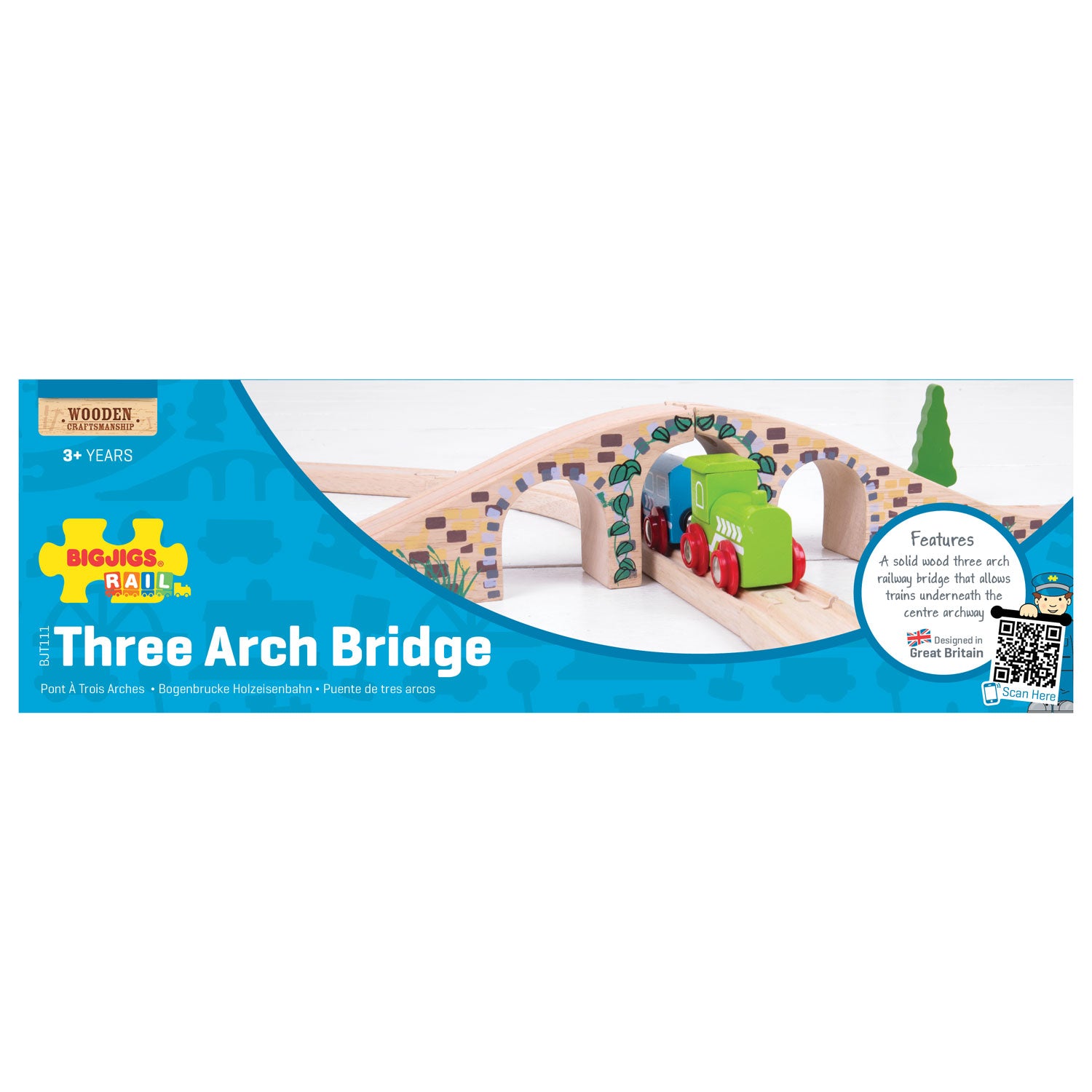 Bigjigs rails - brug - 3 bogen