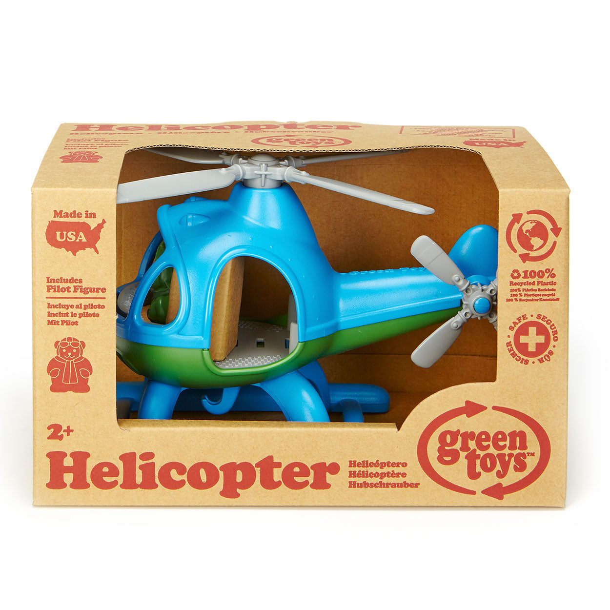 Bigjigs green toys helicopter