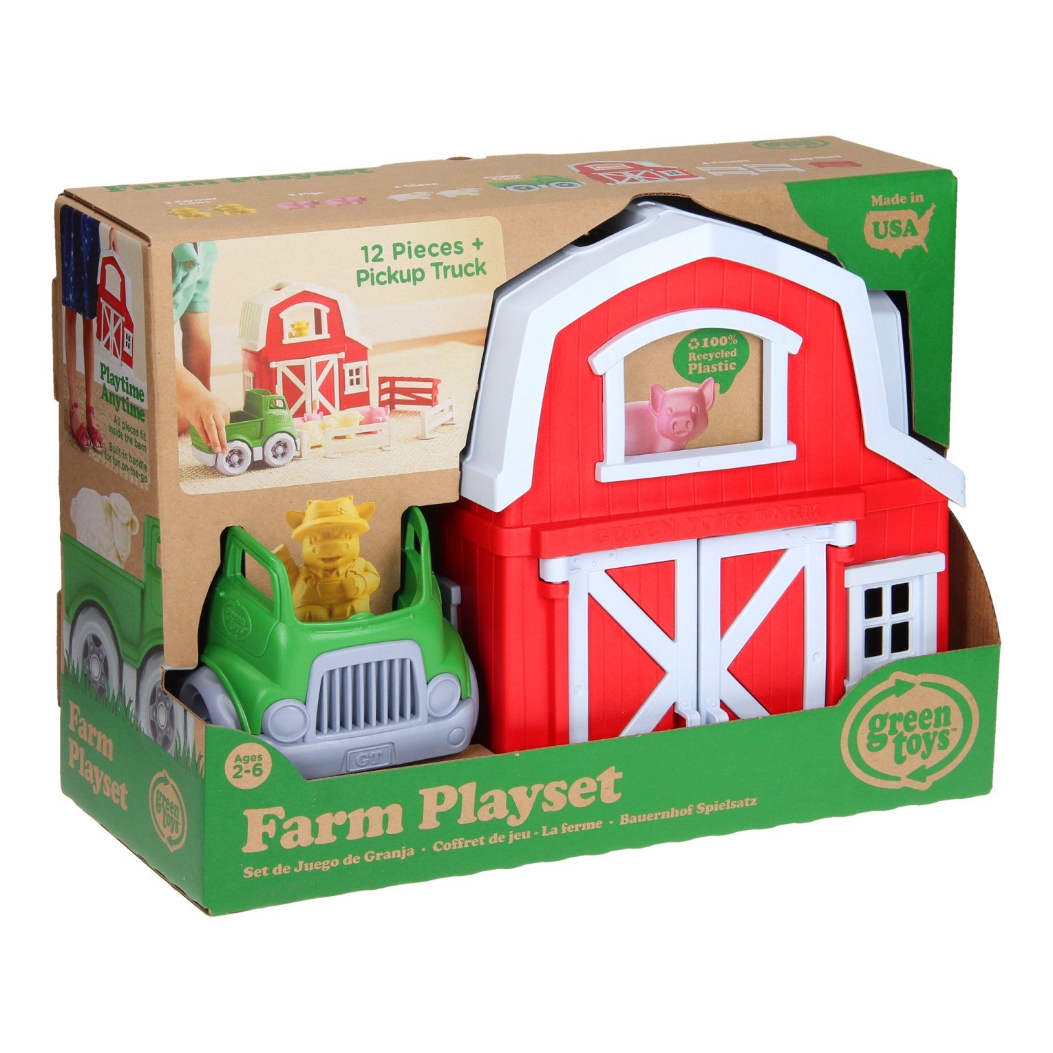 Groene speelgoedboerderij