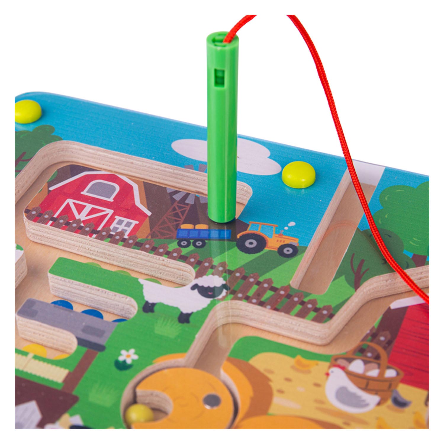 Bigjigs Magnetische Doolhof Spelboerderij