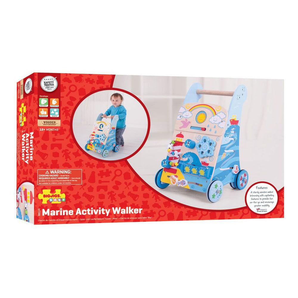 Bigjigs loopwagen voor maritieme activiteiten