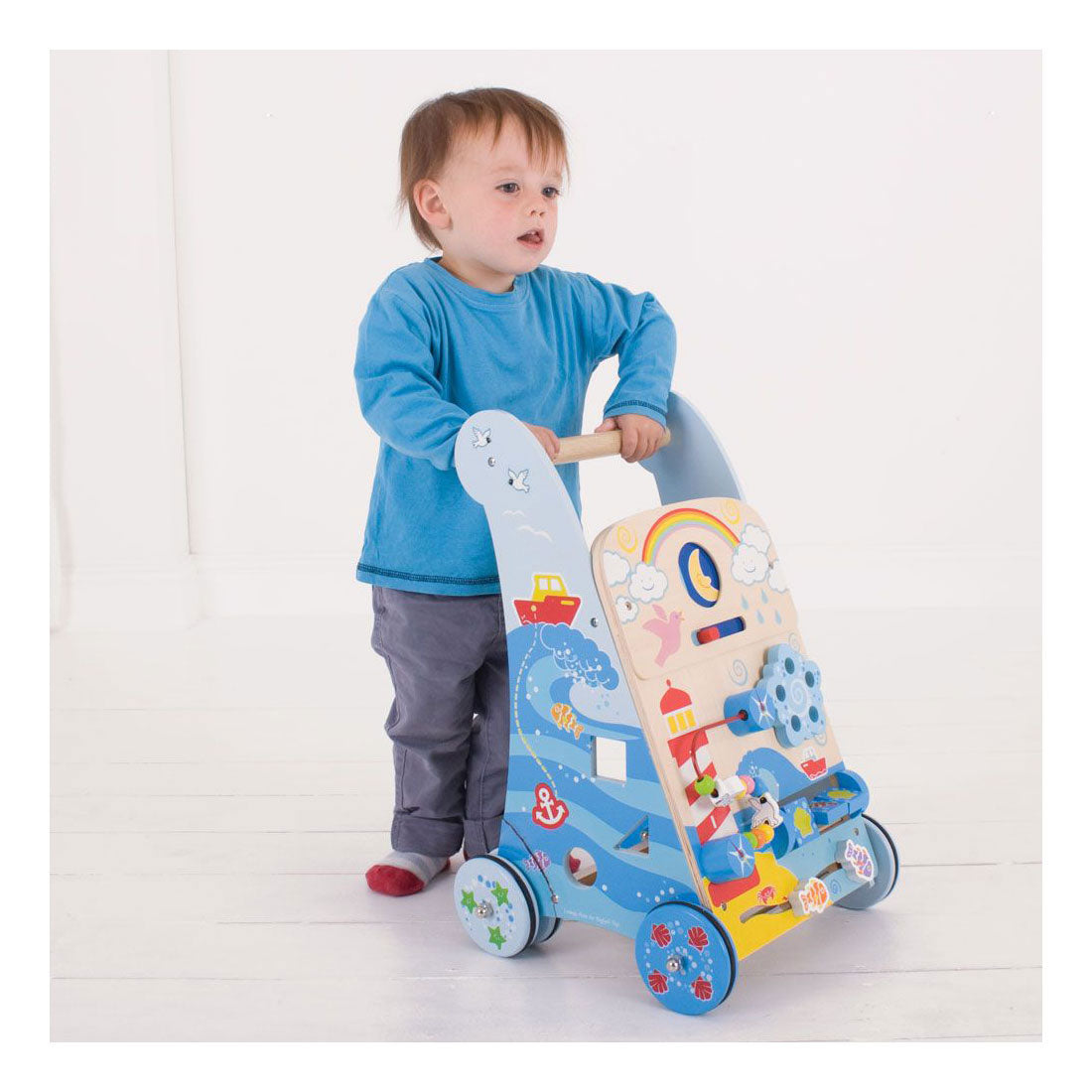 Bigjigs loopwagen voor maritieme activiteiten