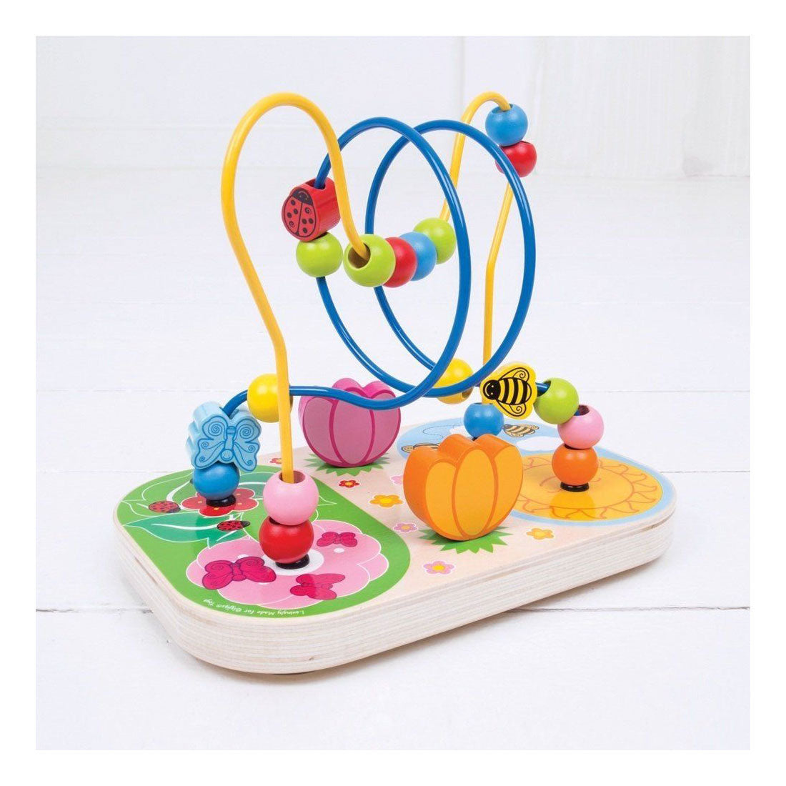 Bigjigs Houten Motoriekspiraal Bloem