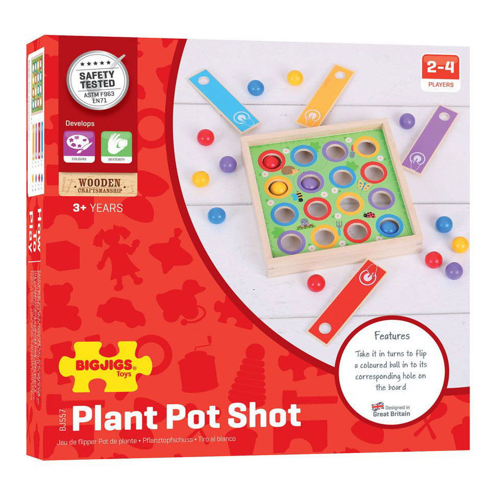 Bigjigs houten planten schietspel