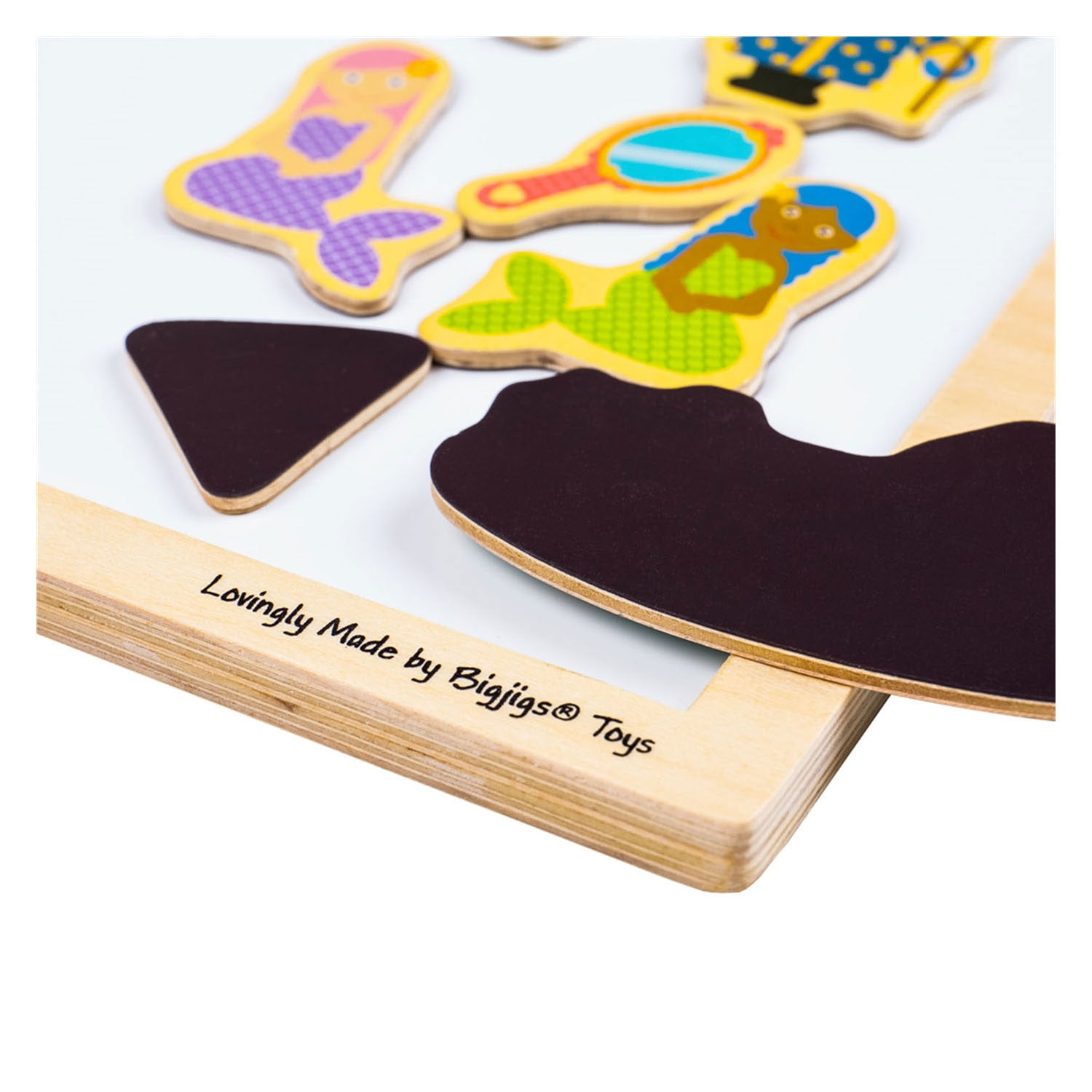Bigjigs magnetisch bord met houten rand