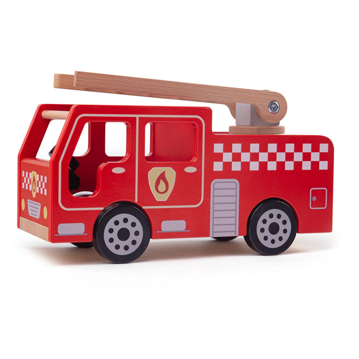 Bigjigs houten brandweerwagen