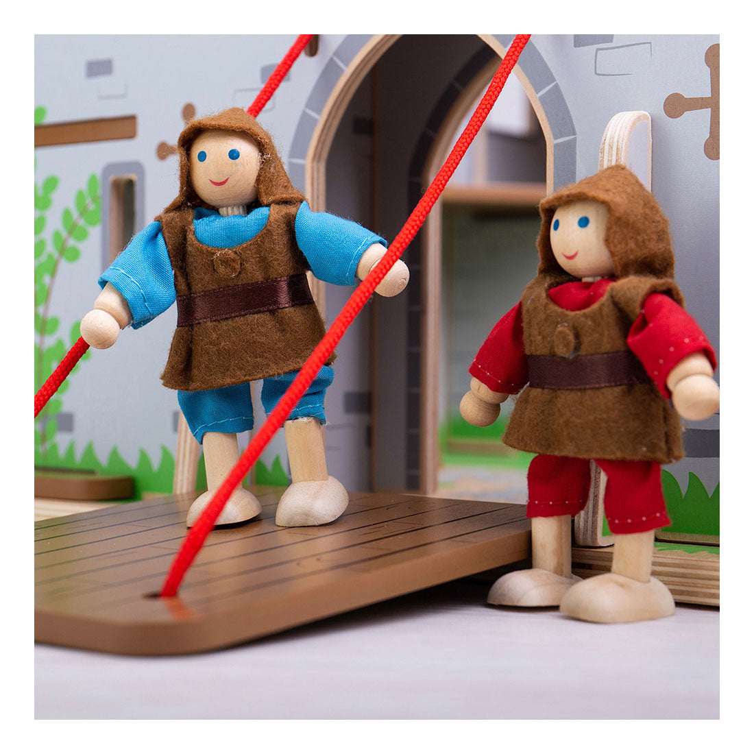 Bigjigs koning george houten kasteel