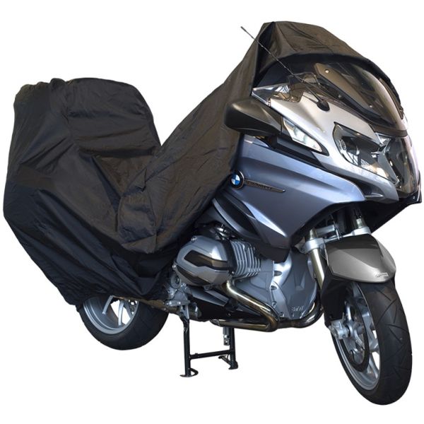Housse moto DS Covers ALFA top case - XLarge - avec fenêtre de plaque d'immatriculation