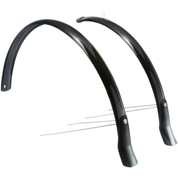 Eurofender Spatbordset Snello 28 x 51 mm zwart
