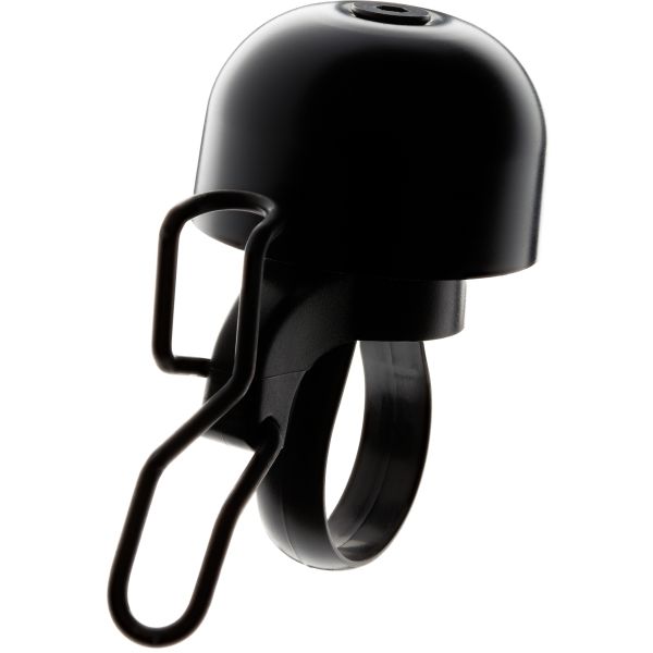 Widek 005025 paperclip mini fietsbel geheel zwart op kaart
