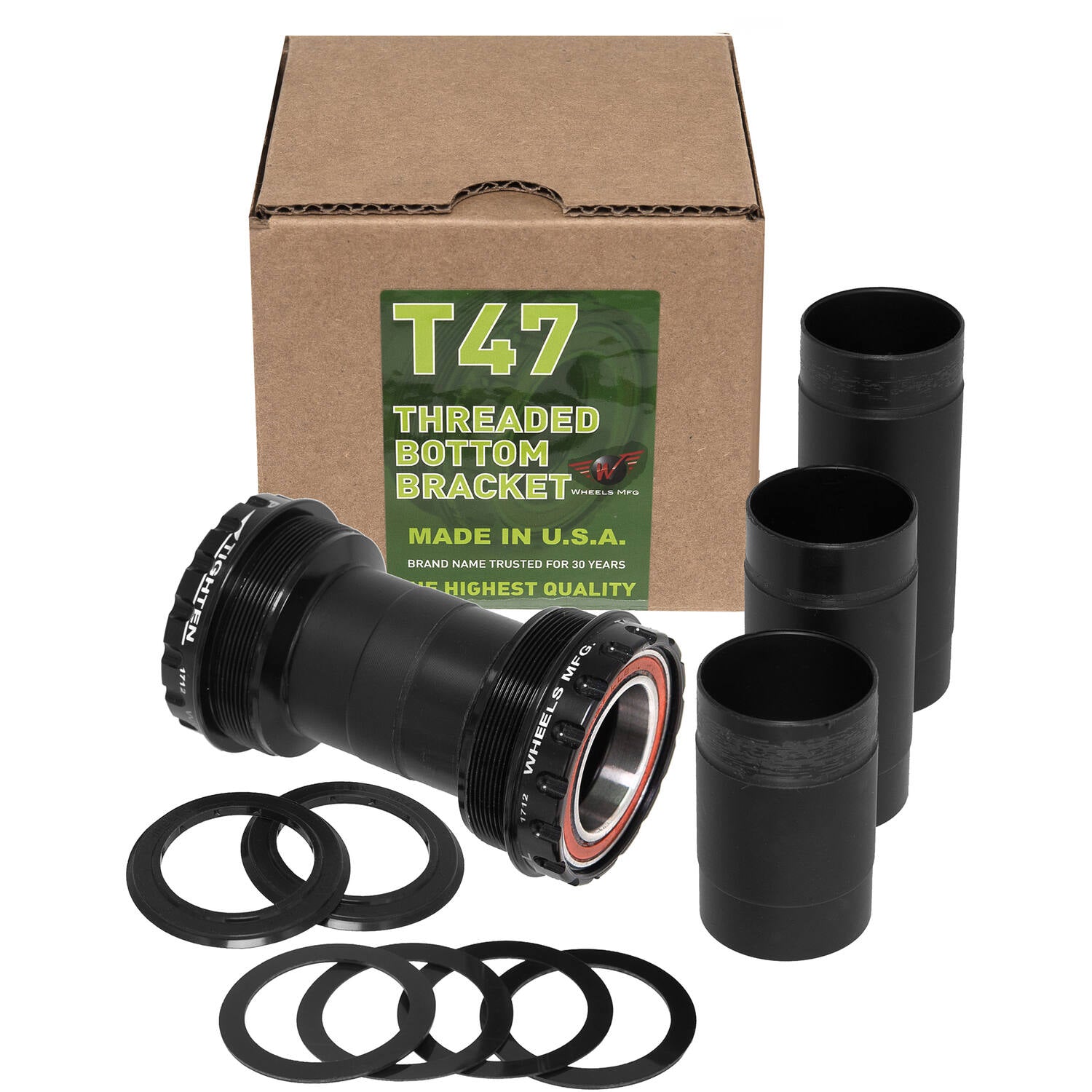 Wielen fabrikant - trapas t47 buitenboordmotor shimano 24mm acb zwart