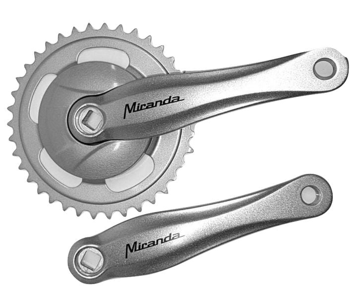 Miranda crankstel 38t 170 mm 91 mm schijf gazelle aluminium