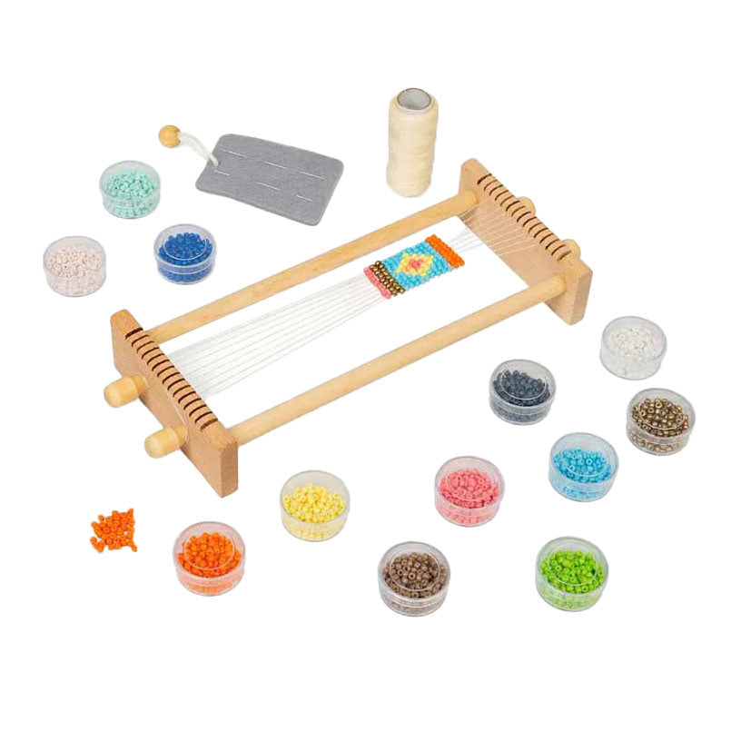 Bigjigs houten kralenweefraam